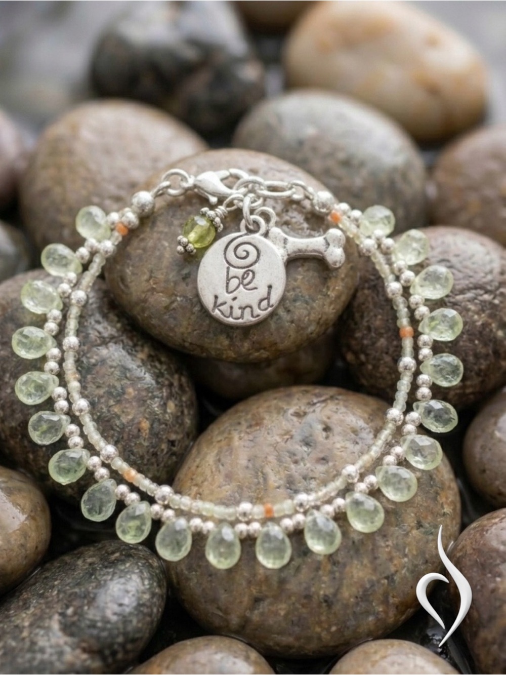 Peridot and Amazonite Bracelet